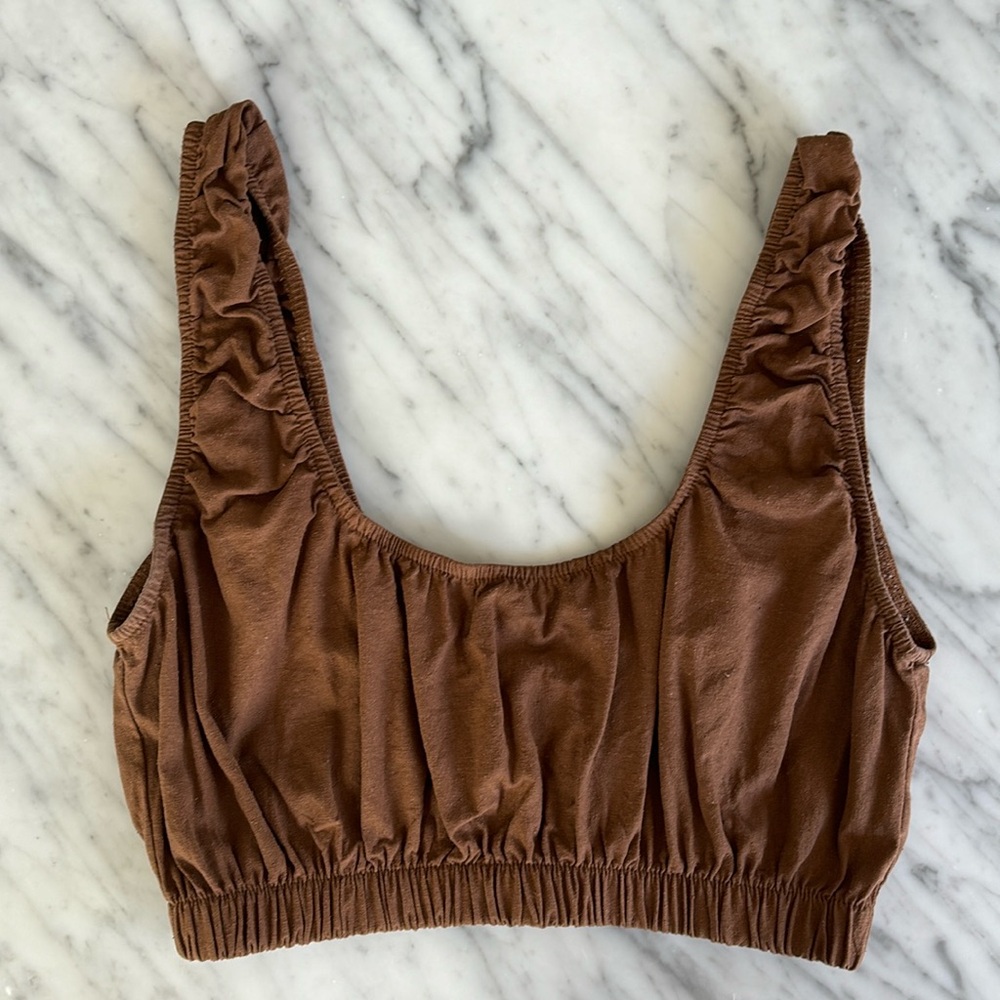 Ozma of California Sophie Crop - Umber